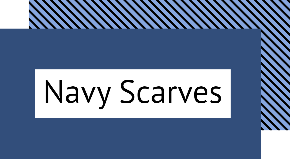 Navy Scarves