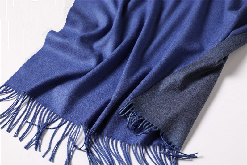 Reversible Navy Dark Navy Scarf