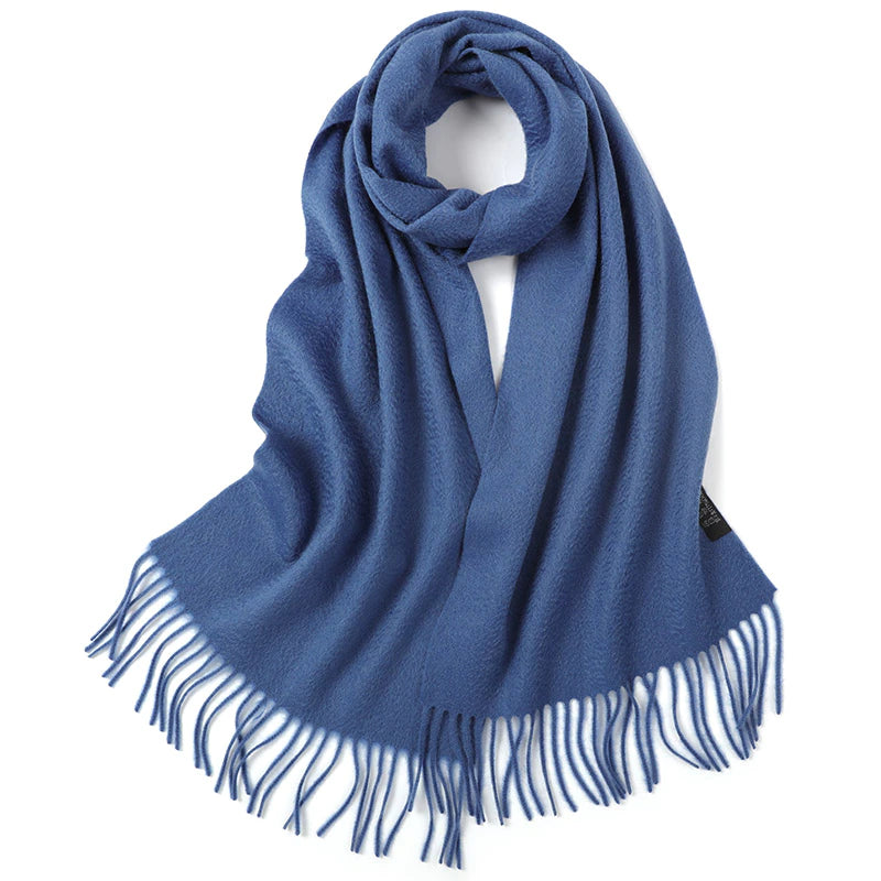 Navy Cashmere Pashmina