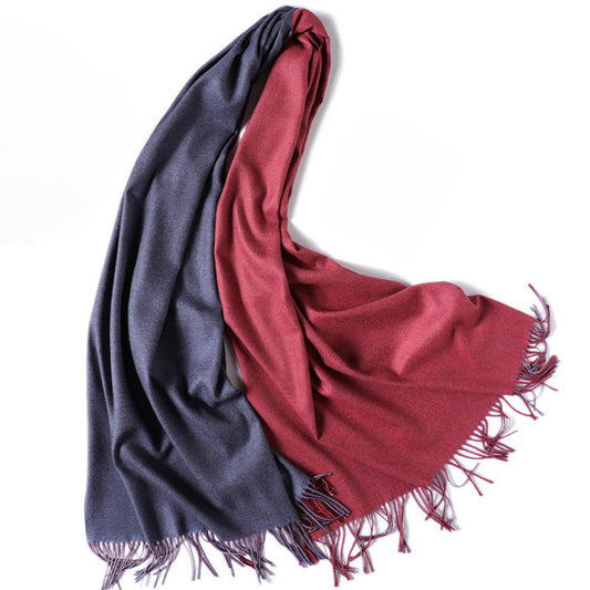 Reversible Navy Red Scarf